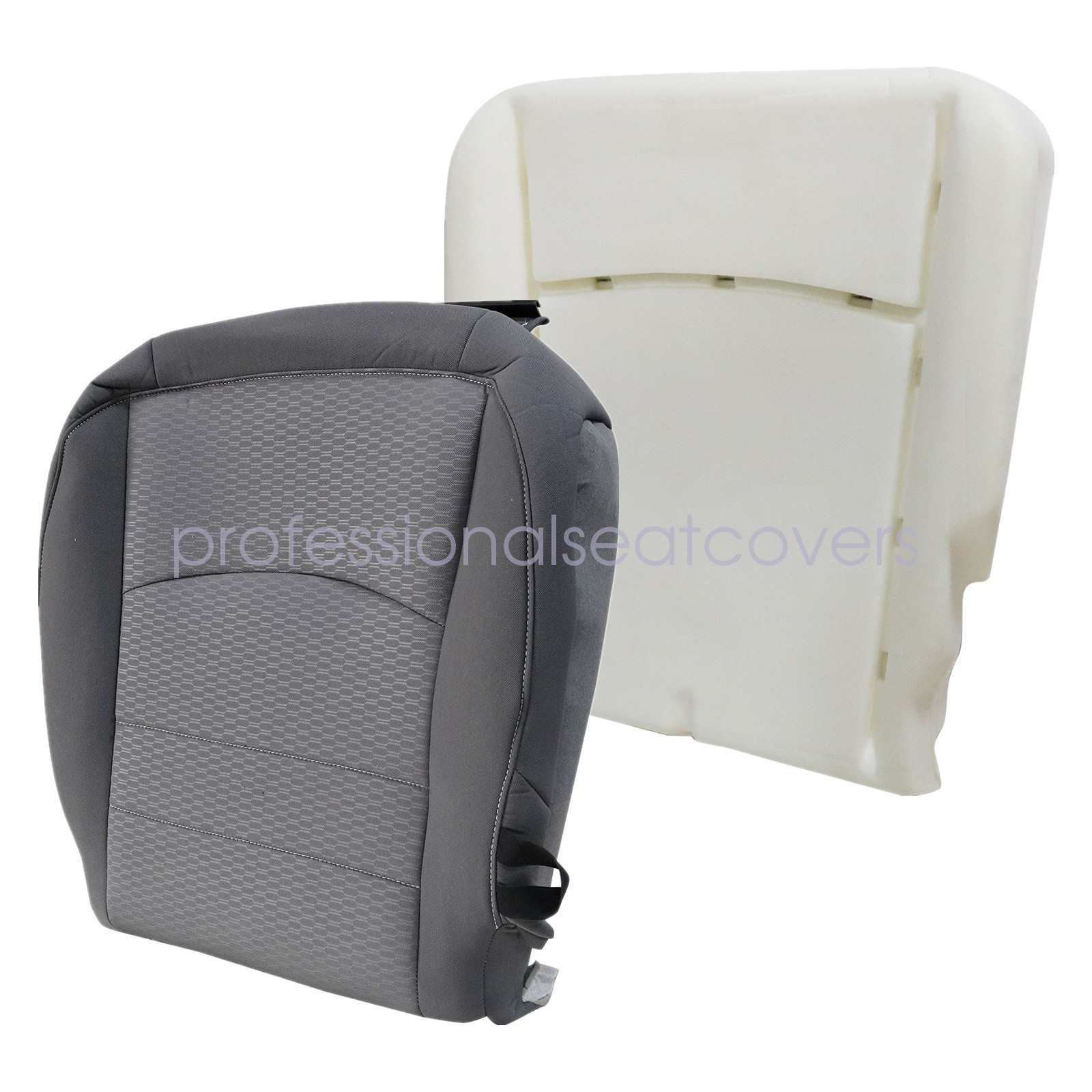 Fits 2013-2018 Dodge Ram 1500 2500 Driver Bottom Seat Cover With Foam Cushion