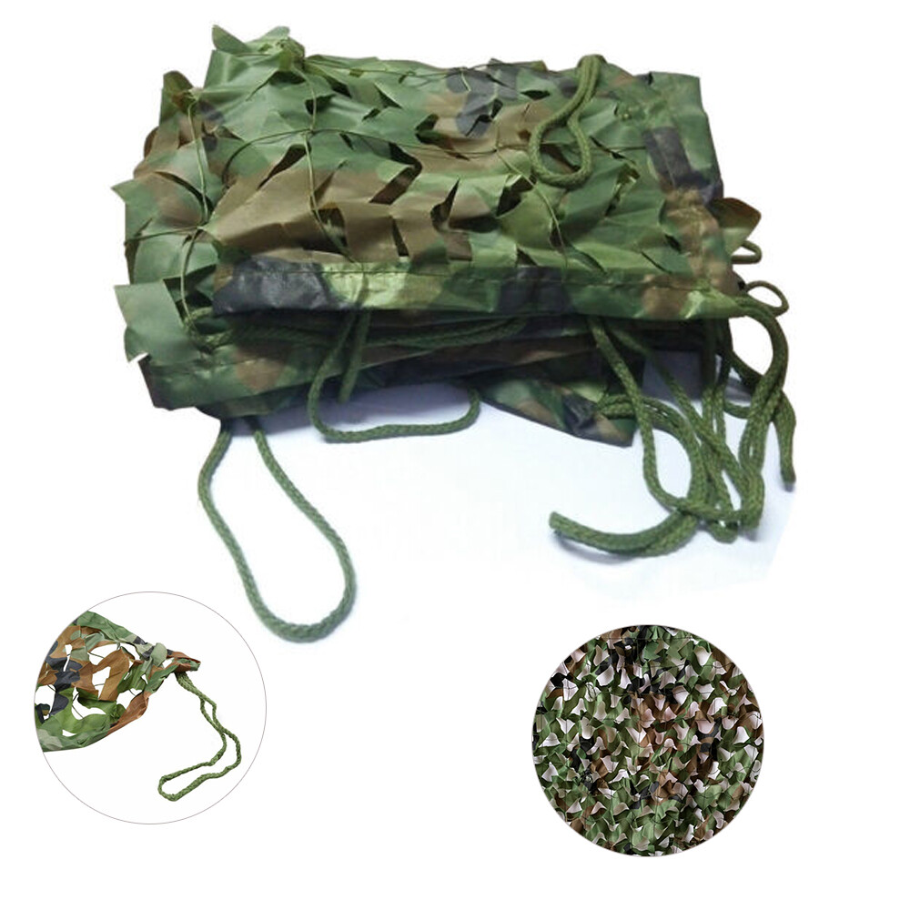 Military Camo Net Camouflage Netting Hunting Camping Army Woodland Hide Cover