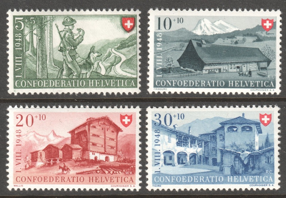 SWITZERLAND 1948 FRONTIER GUARD