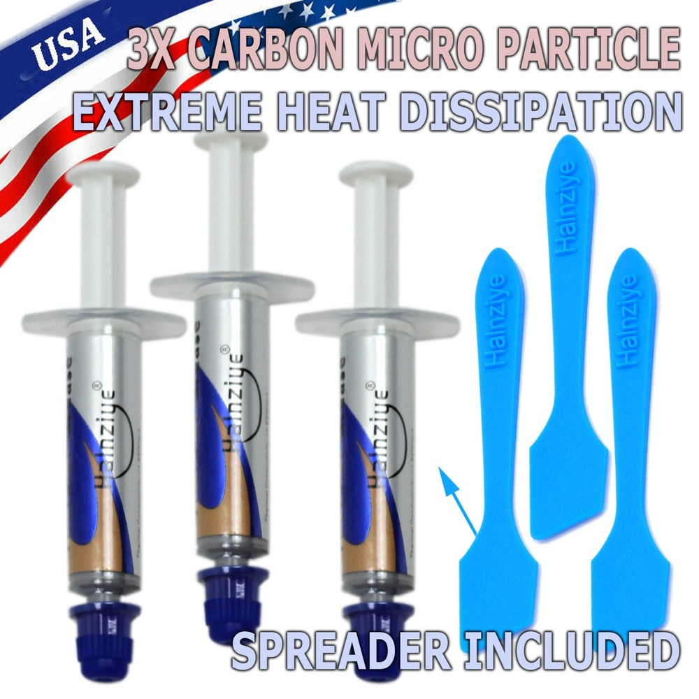 High Performance Silver Thermal Grease CPU Heatsink Compound Paste Syringe