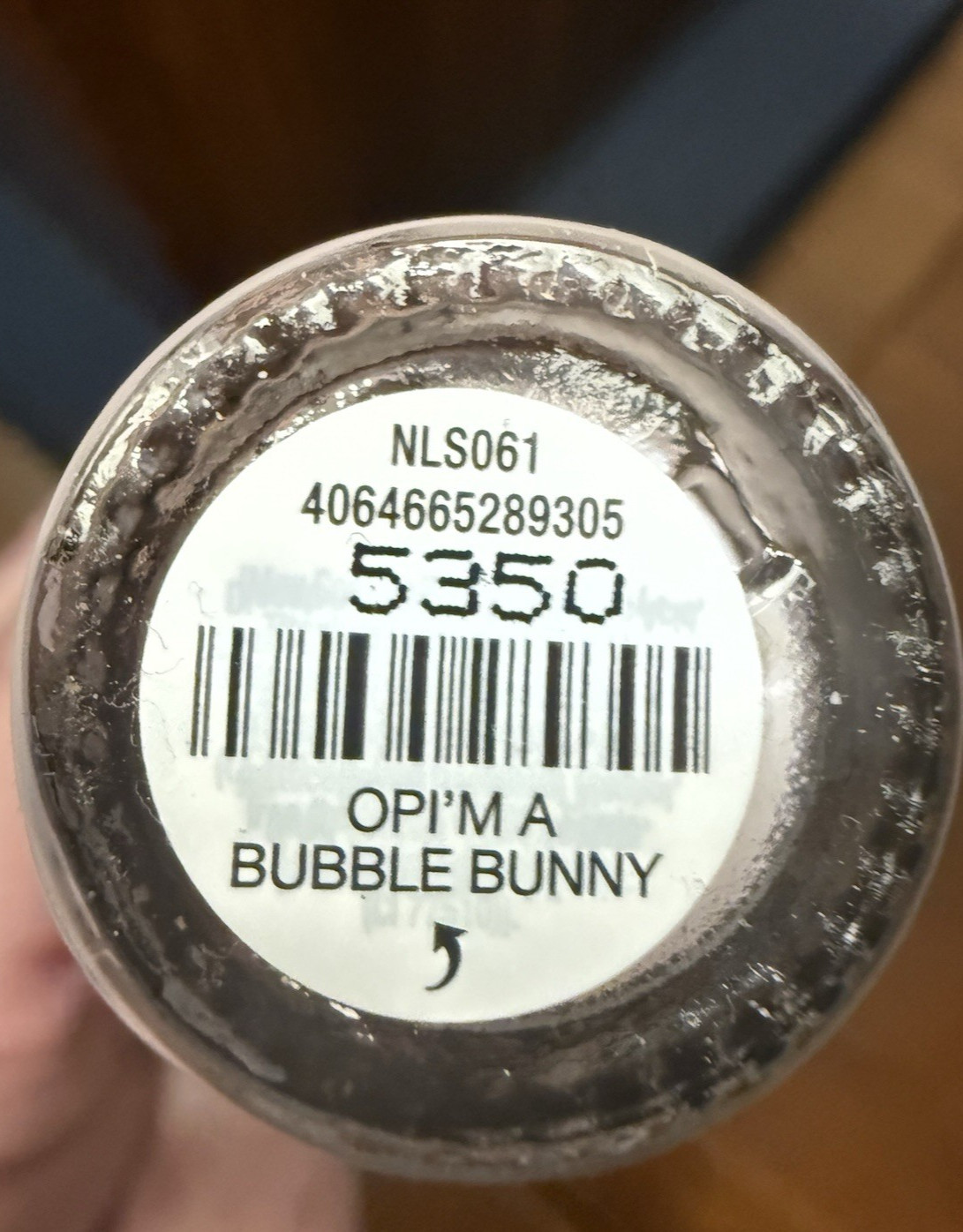 OPI Nail Polish Lacquer OPI'm a Bubble Bunny NEW -Ship on same Bus. Day #NLS061