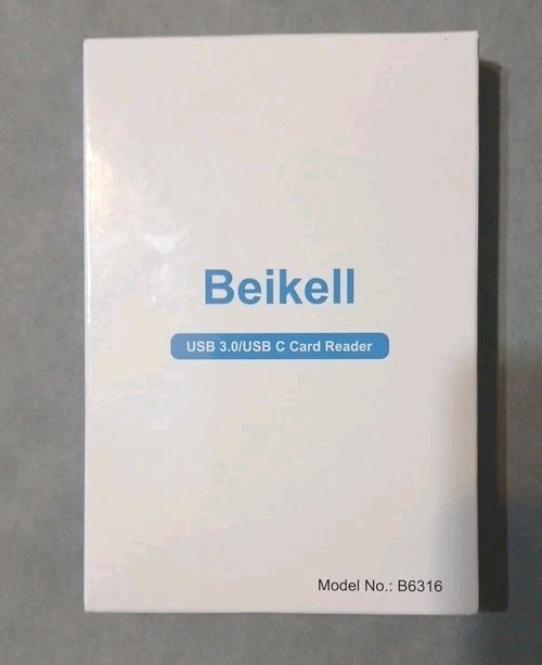 Beikell USB 3.0 & USB C Card Reader Model B6310