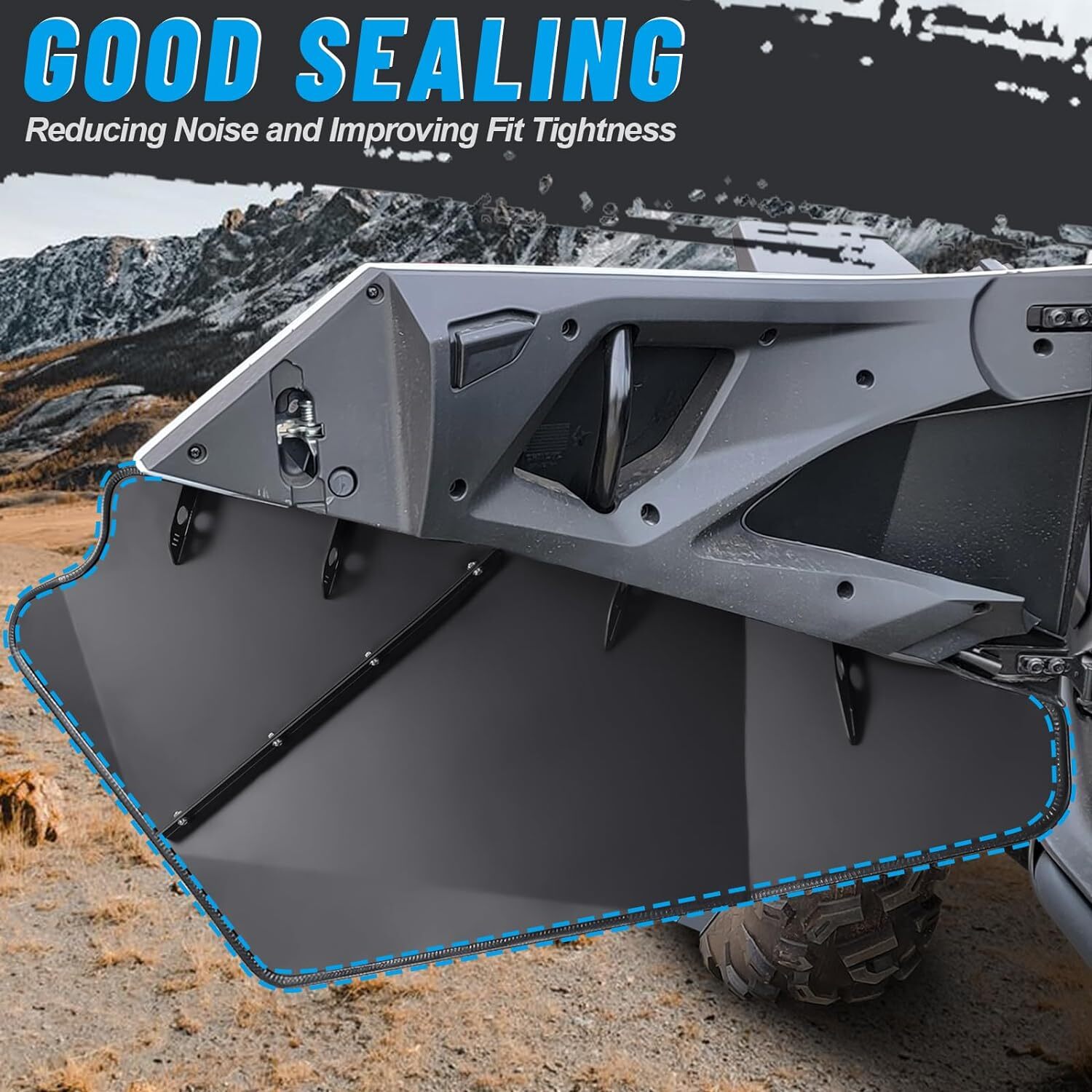 For 2020-2024 CFMOTO ZFORCE 950 Lower Door Half Panel Inserts 2 Doors Aluminum