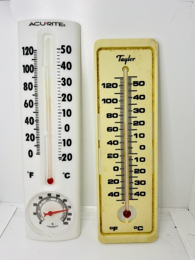 TWO WALL THERMOMETERS BUNDLE Taylor Accurite