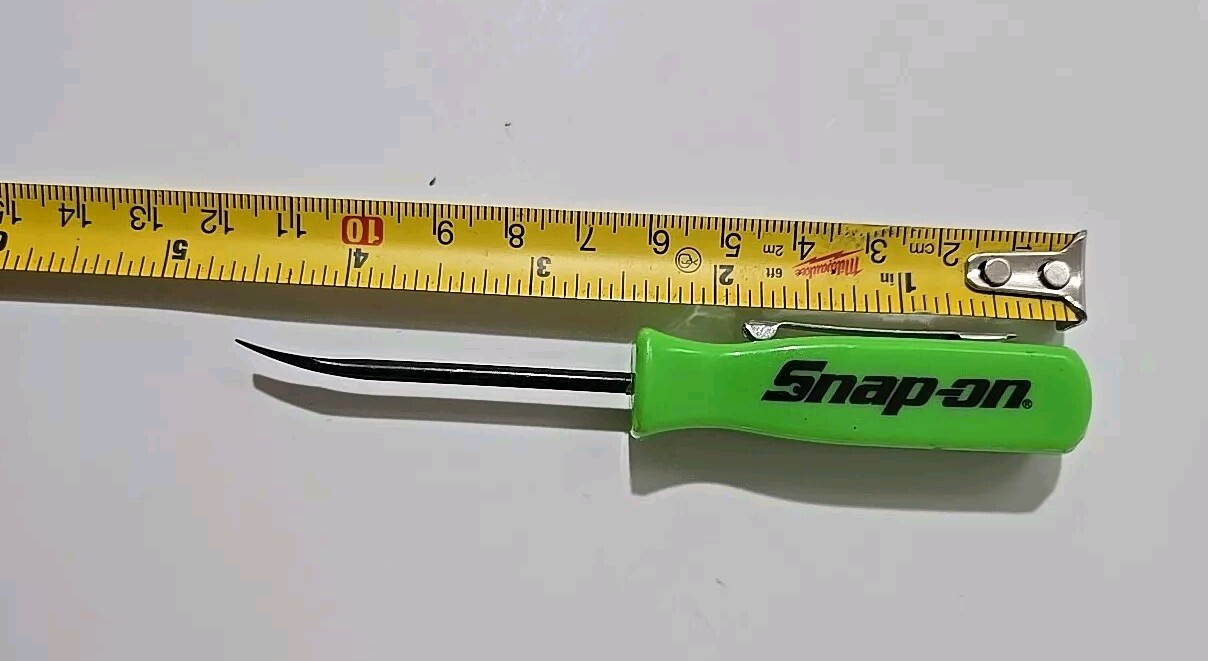 2PK SNAP ON TOOL BOX LOGO EMBLEM Chrome Plastic Badge Decal 8"+2 Green Pry Bar !