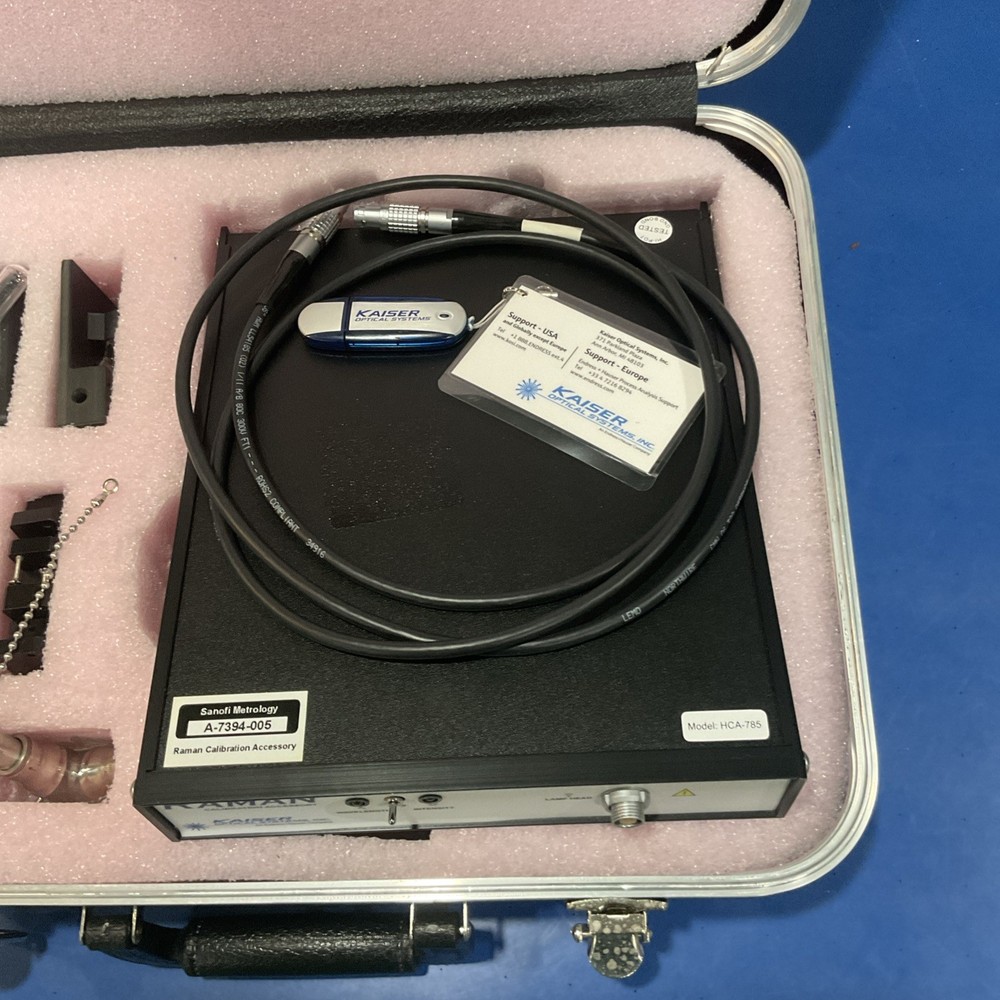 Kaiser RAMAN HCA785 Spectrometer Microscope Calibration Accessory With Extras!