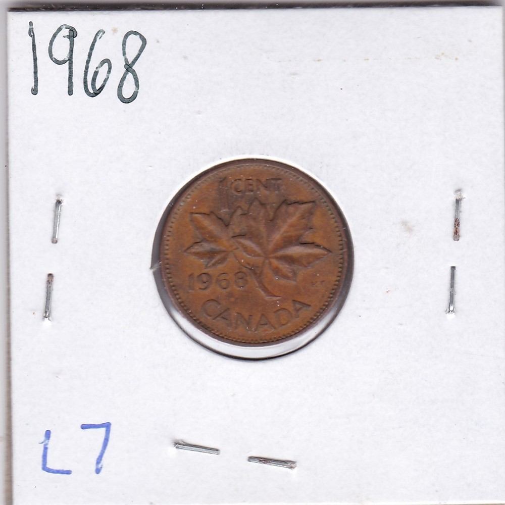 1968 Canada Cent L7