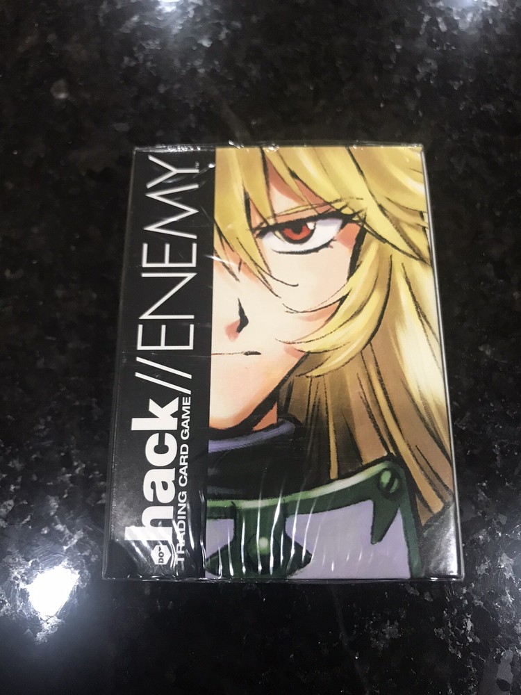 .hack ENEMY TCG CCG Deck Lot - SEALED dot Hack Starter Decks 6