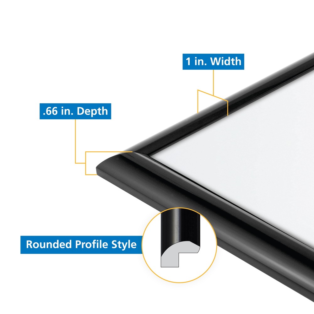 NEW 20x30 Rounded Black Poster Frame