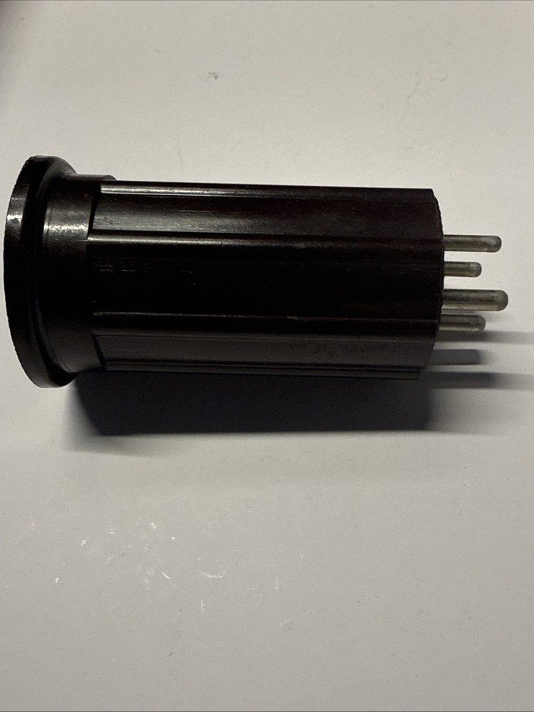 4 pin plug-in coil form by BUD USED DARK BROWN