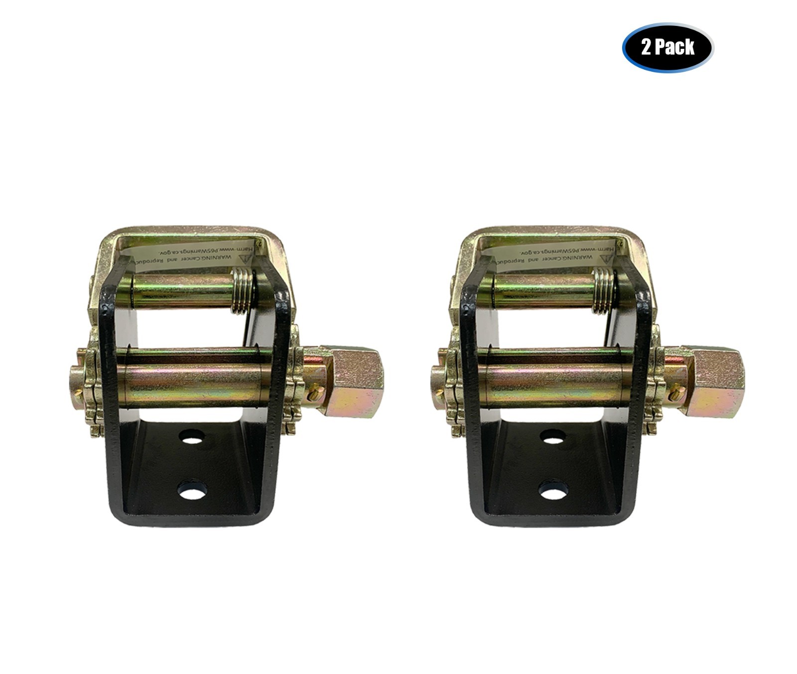 2 Pack Right 2" Tow Dolly Lashing Winch Truck Rack Ratchet Tie Down Strap Binder