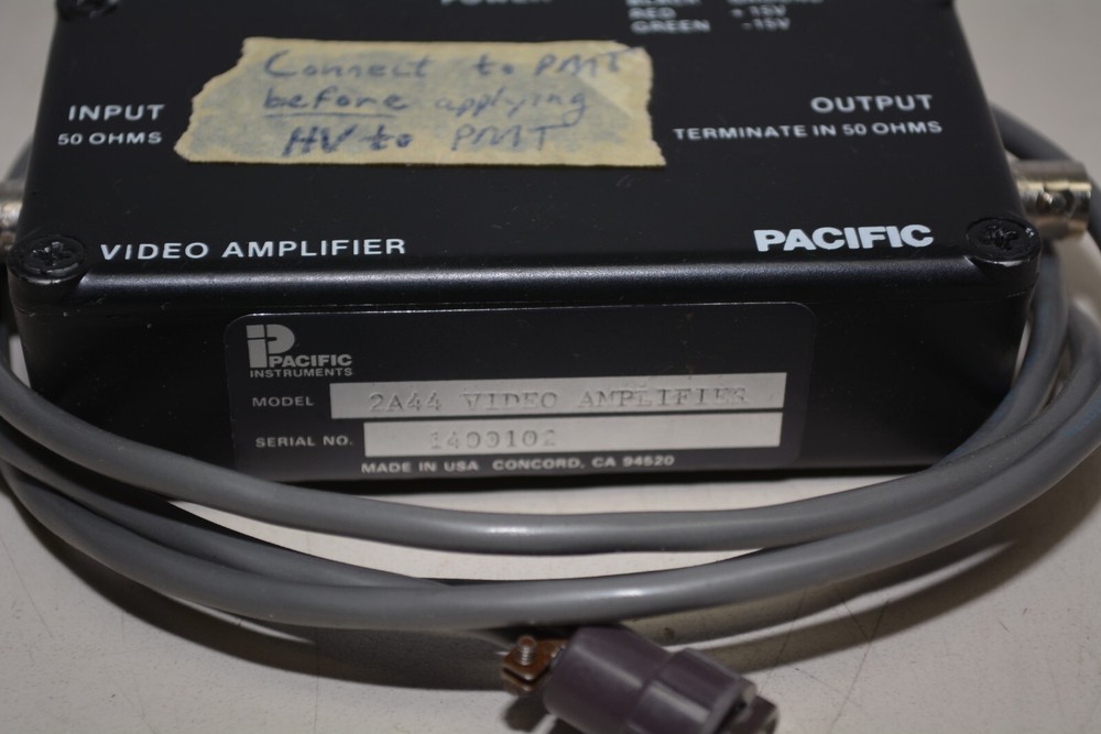 Pacific Instruments Video Amplifier Module 2A44 #W1224