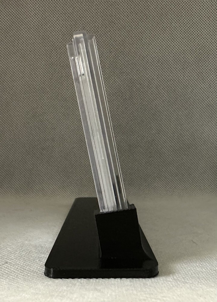 PSA Thick Slab Horizontal Card Holder Black Display Stand 3d printed