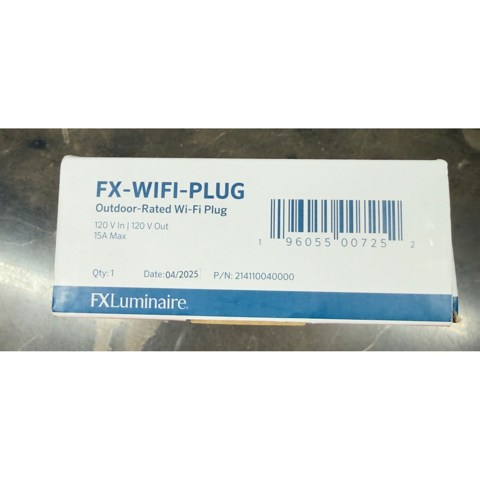 FX Luminaire FX-WIFI-PLUG Outdoor Smart Wi-Fi Plug Black Landscape Lighting New