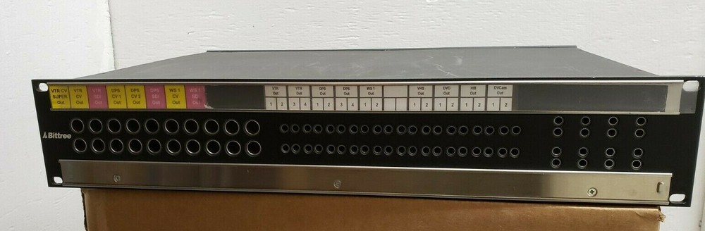 BITTREE BIPS-4 Audio & Video Integrated Patch Bay - MACHINE CONTROL- USED