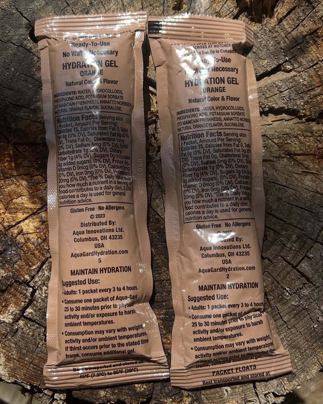 Aqua-Gard - Emergency Hydration Gel for Disaster Preparedness 1-Pack