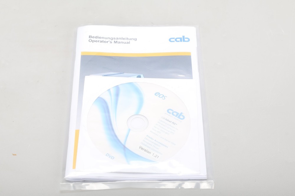 Cab EOS1/300 Touchscreen LCD Display Barcode Label Printer Compact Spaces AS IS