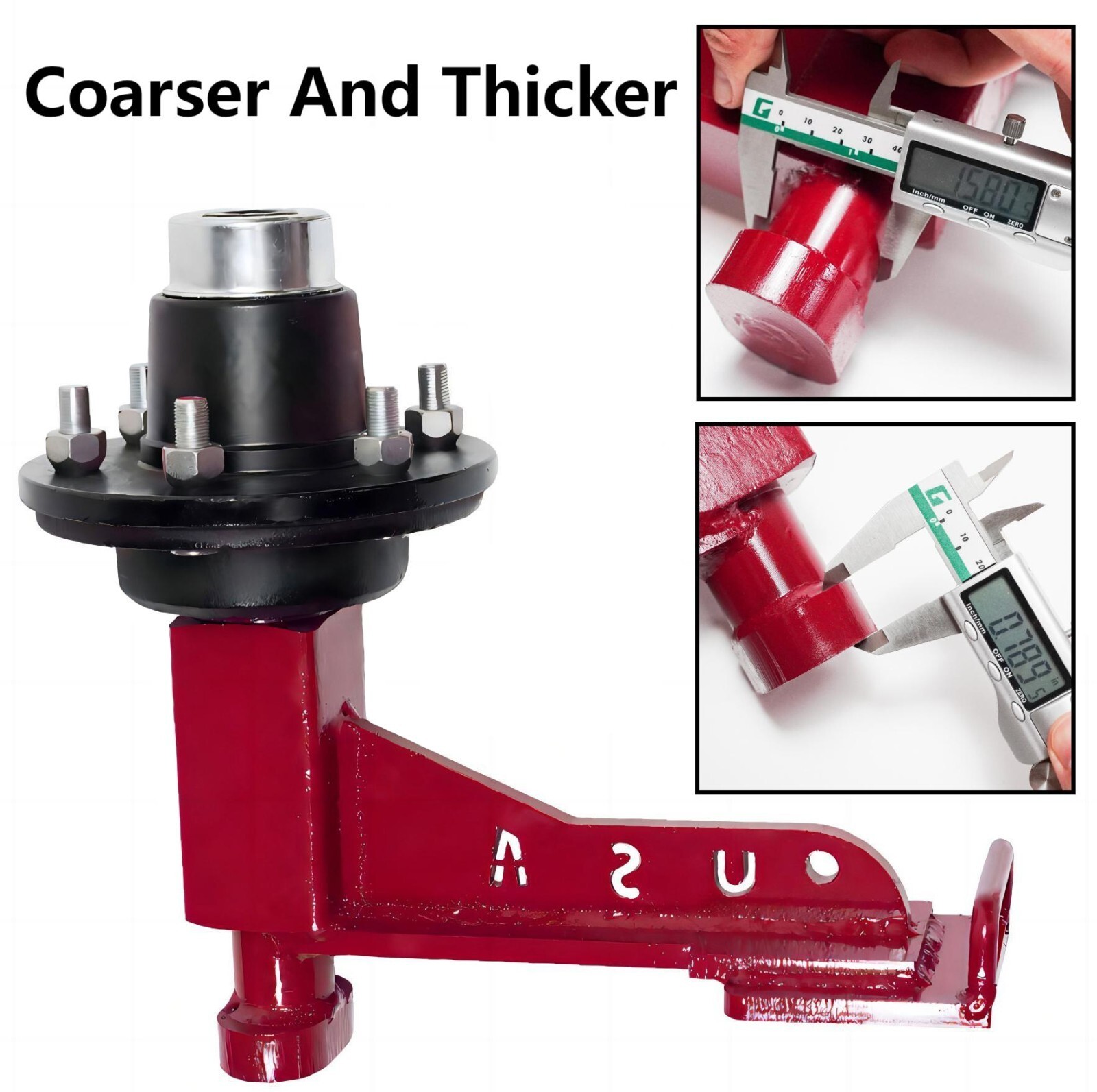 Superior Shipping Container Wheels, 6x 5.5 Lug ，Container spindle mobile kit