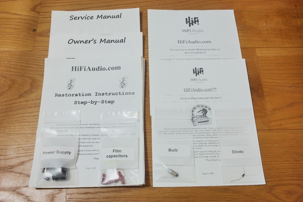 Hallicrafters S-39 radio Restoration kit repair service recap capacitor rebuild