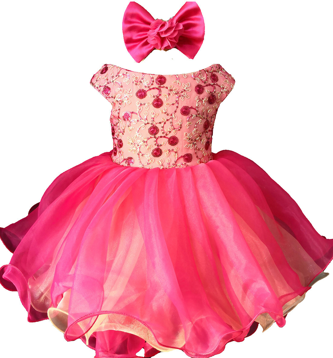 Jenniferwu Pageant Dress Lace Dresses Toddler Princess Dress for Girls