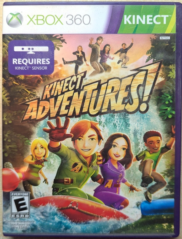 Microsoft Xbox 360 Kinect Sensor Bar Black + 2 Games