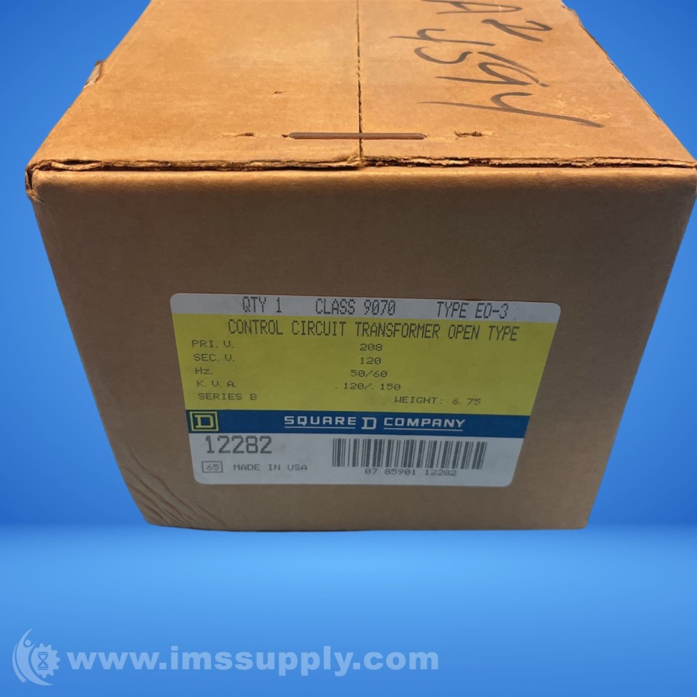 Square D 9070EO3 Control Transformer FNFP