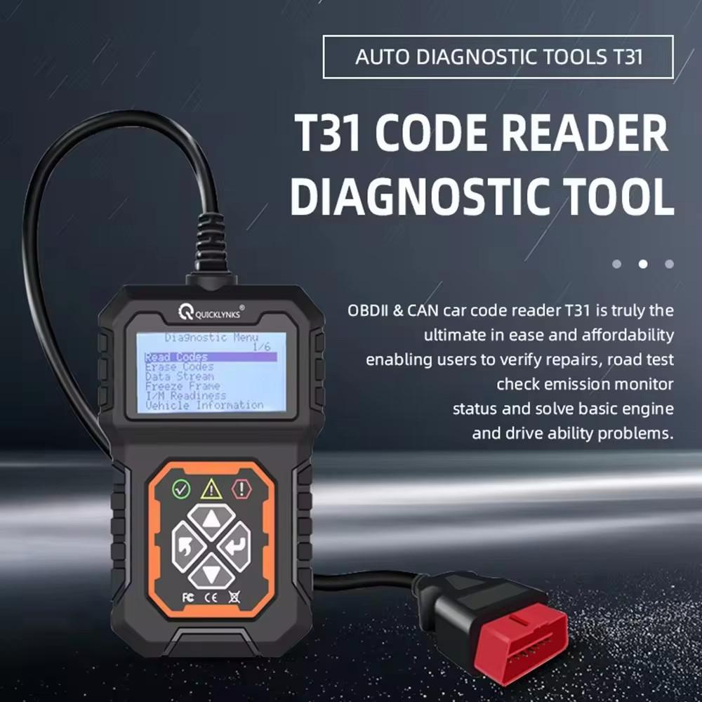 Car Full OBD2/EOBD Scanner Engine System Check Code Reader Diagnostic Scan Tool