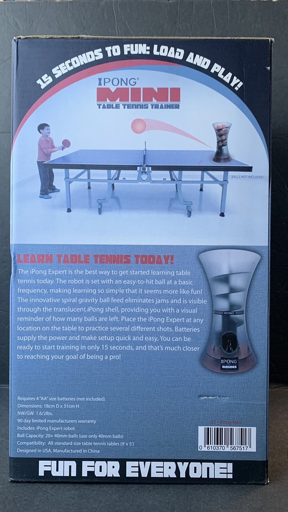 iPong Mini Table Tennis Trainer