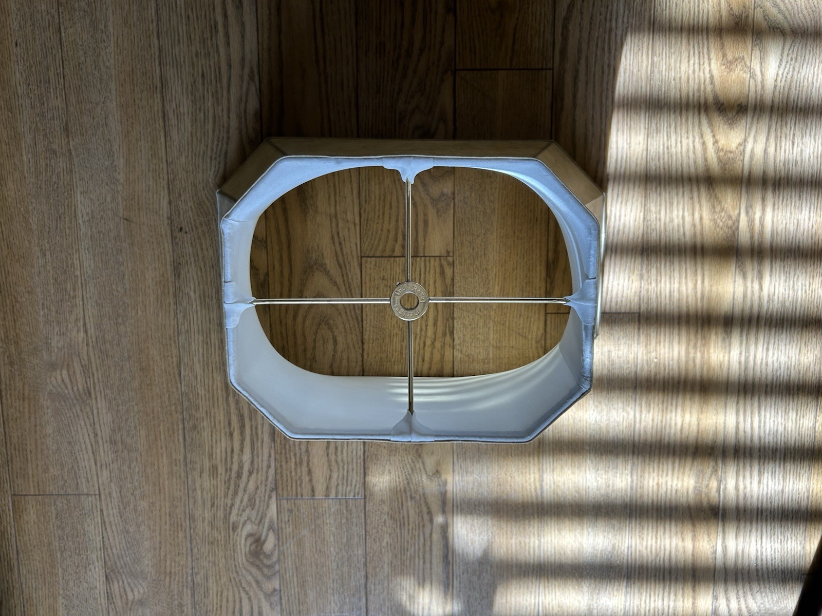 ROYAL DESIGN Inc Octagonal Mouton FAUX LEATHER Lamp Shade~16" base~12.5" tall