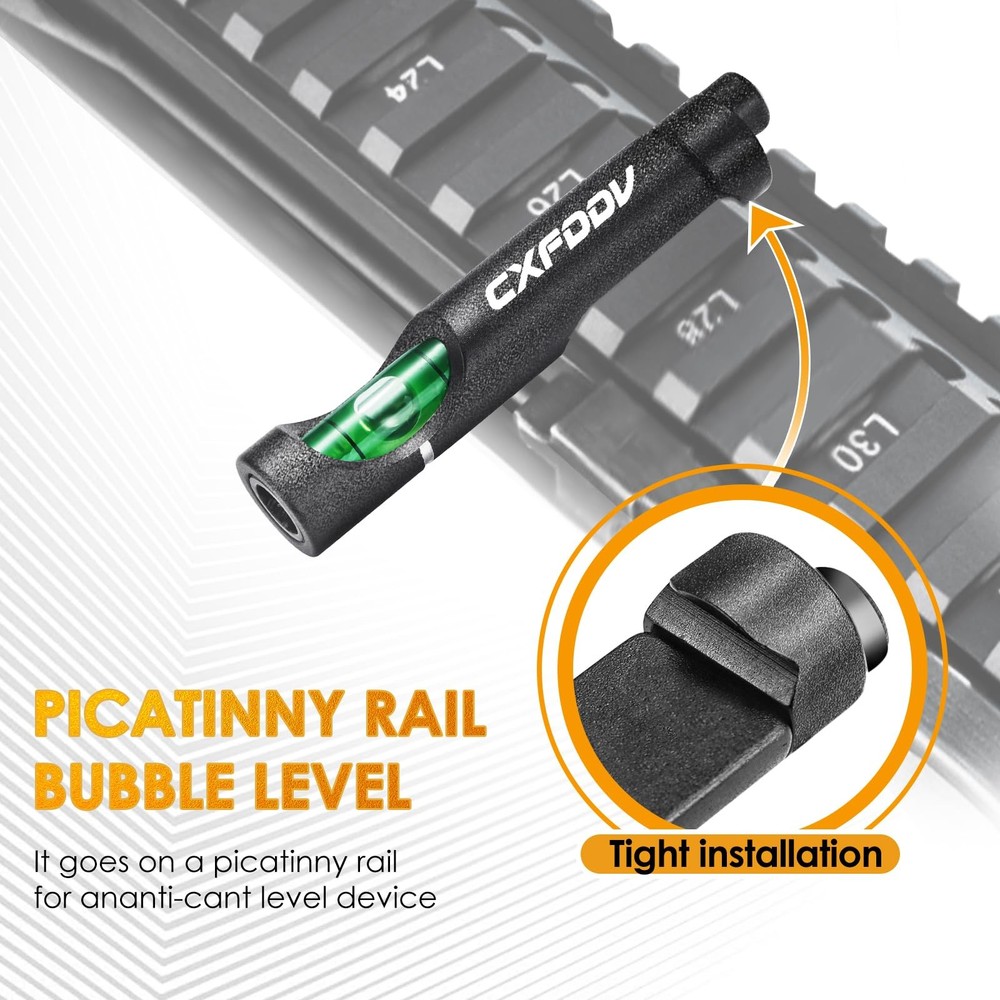 Scope Leveling Kit-Rifle scope level bubble,High Kit 1, Black