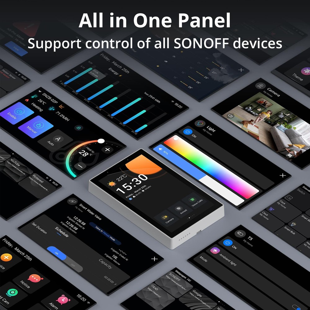 SONOFF NSPanel Pro 4.7 Inch Smart Control Panel 120 Type Built-in Zigbee Gateway