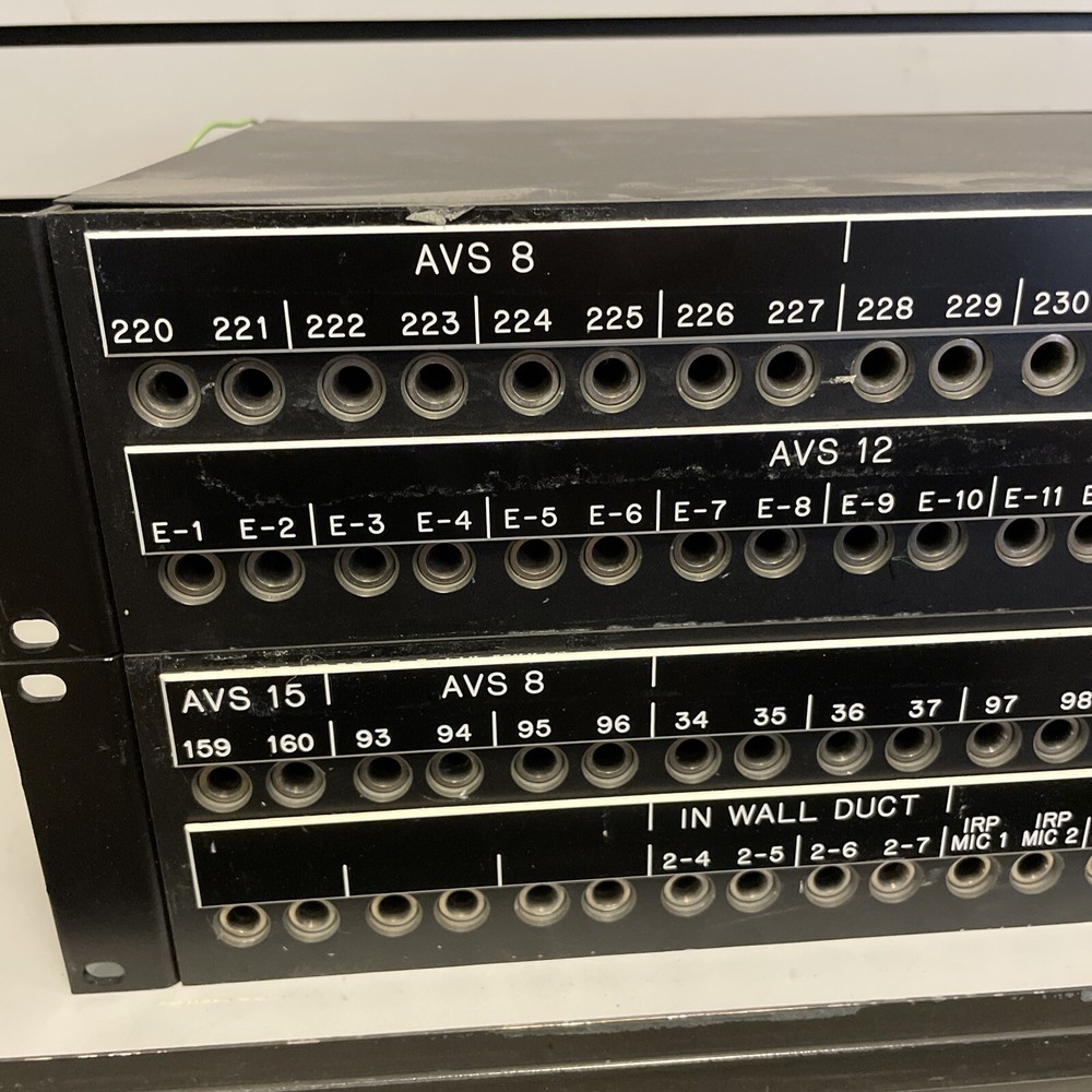 24x2 Audio Patch Bay Panel Rack Mount - COMMUNICATIONS CORPORATION - VERSAPATCH