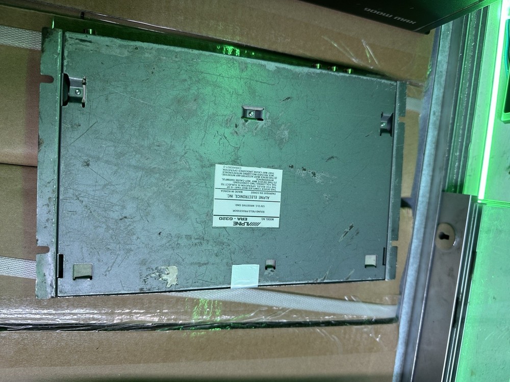 Alpine ERA-G320 DSP Digital Sound Processor EQ Equalizer. tested