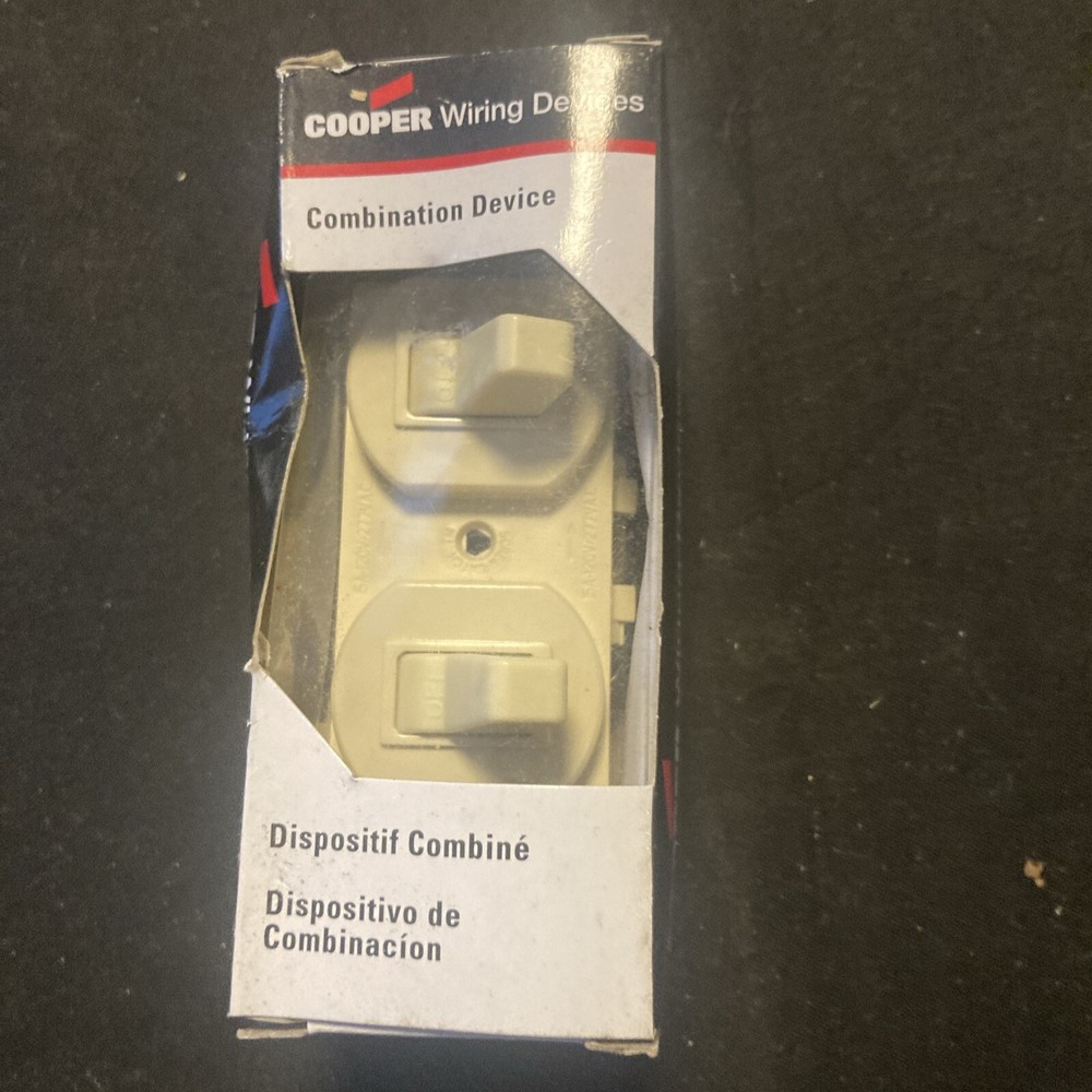 Cooper combination switch single pole switches 271V-BOX