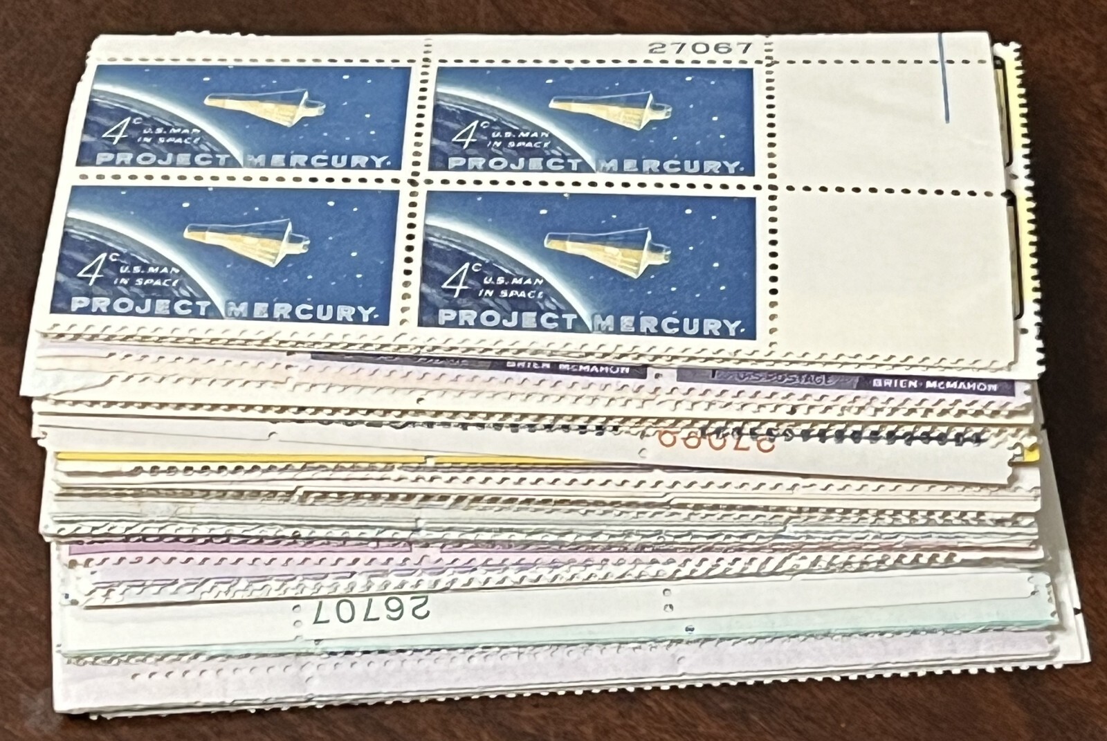 RHstamps 50 DIFFERENT 4 CENT MOSTLY COMMEM U.S. PLATE BLOCKS MINT NOT HINGED MNH