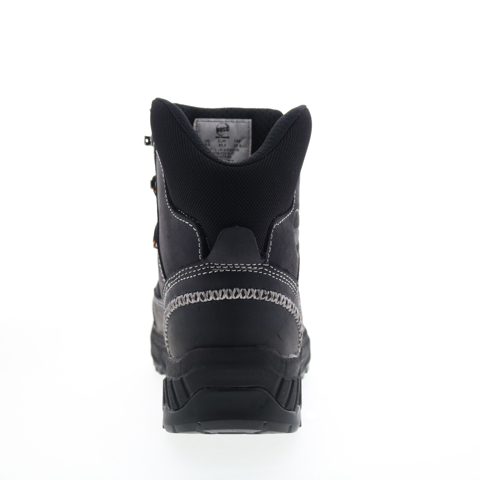 Hoss Blocker Aluminum Toe Waterproof Mens Black Extra Wide 4E Work Boots