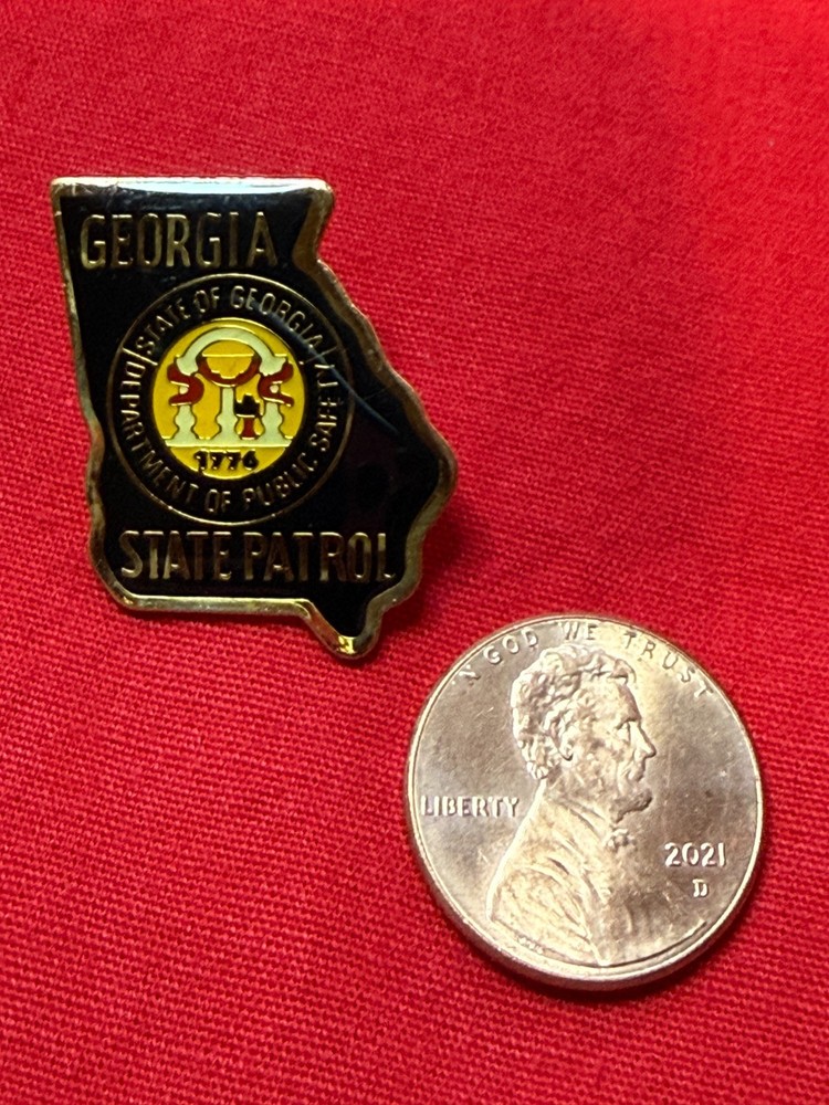 Georgia State Patrol Patch Hat Pin Lapel Pin D