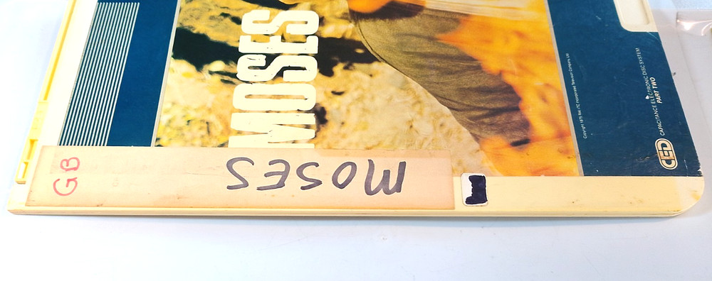 Vintage 20th Century Fox Moses Capacitance disk system untested