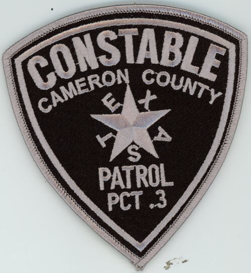 TEXAS TX CAMERON COUNTY CONSTABLE PRECINCT 3 NICE SHOULDER PATCH POLICE SHERIFF