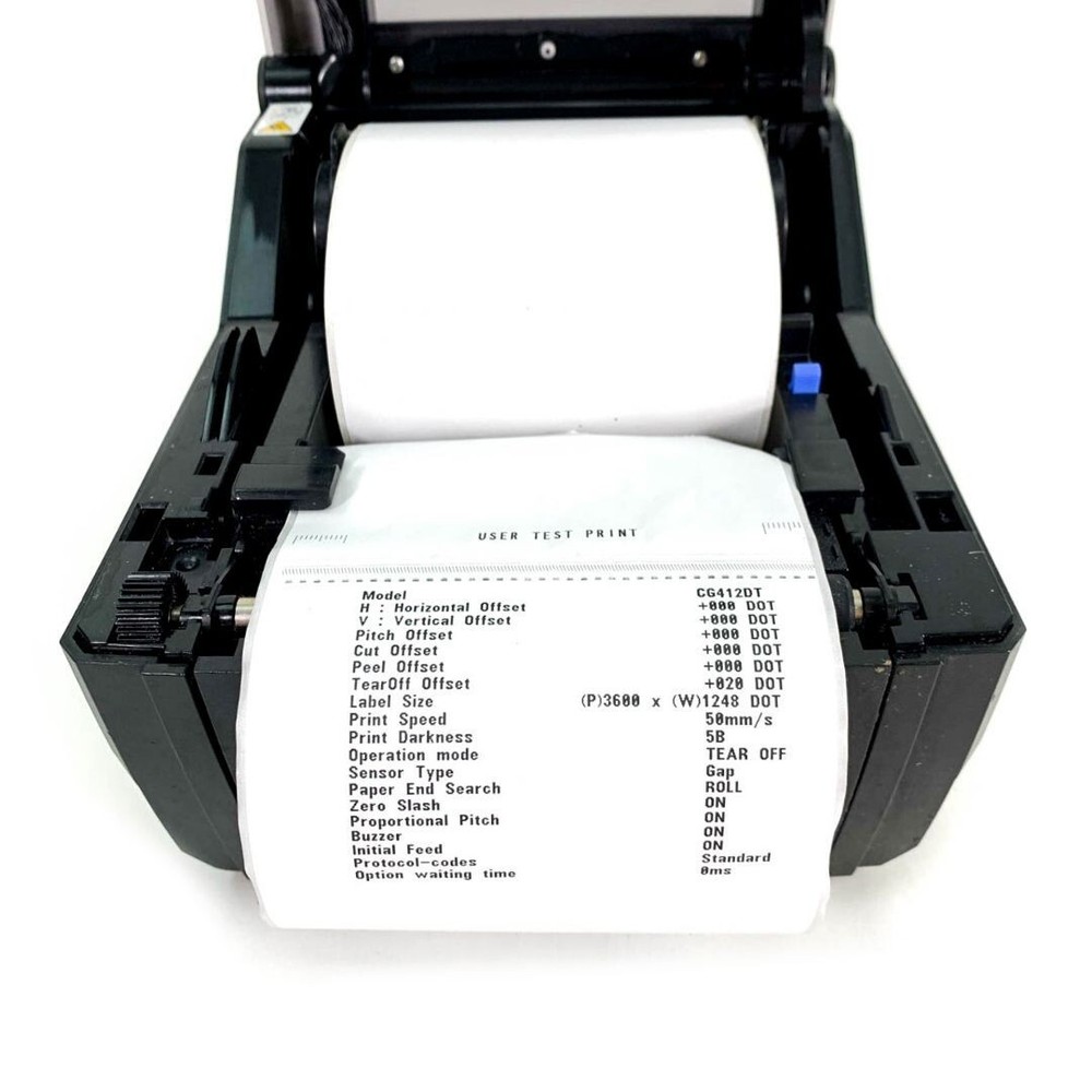 SATO CG412DT Cheap Direct Thermal Barcode Label Printer USB LAN with Cables