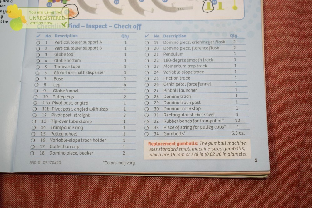 Thames & Kosmos Gumball Machine Maker (Incomplete)