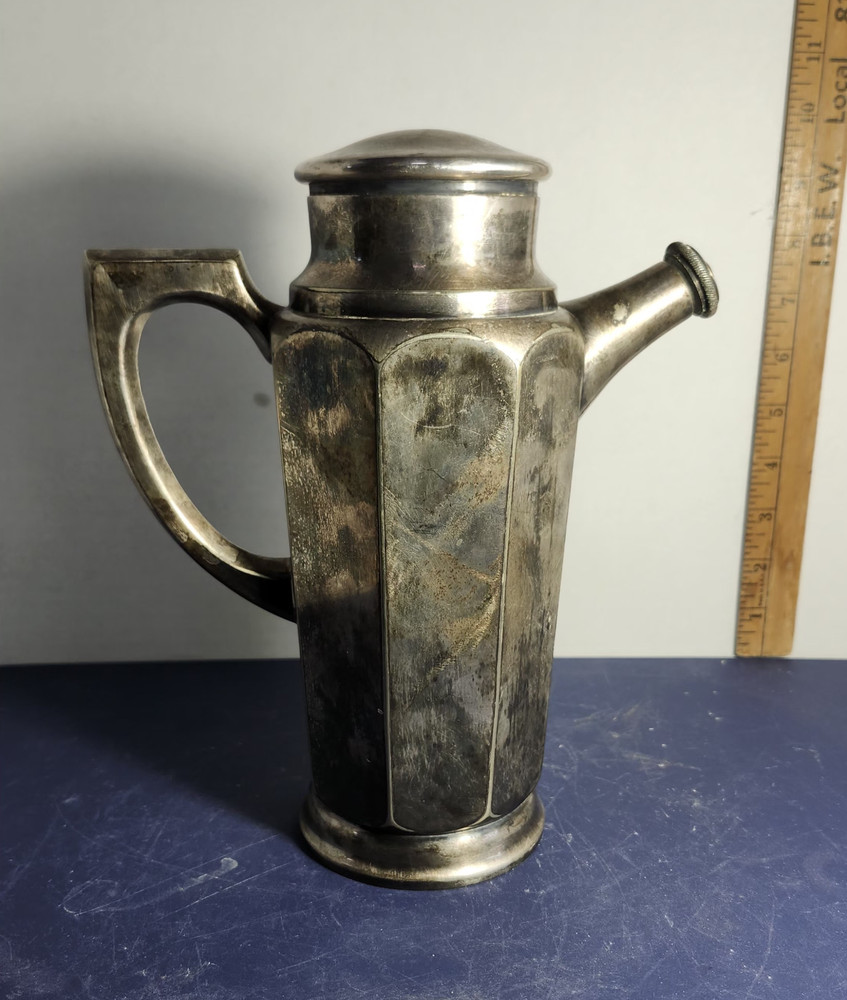 Toledo Silver Plated Art Deco Pitcher