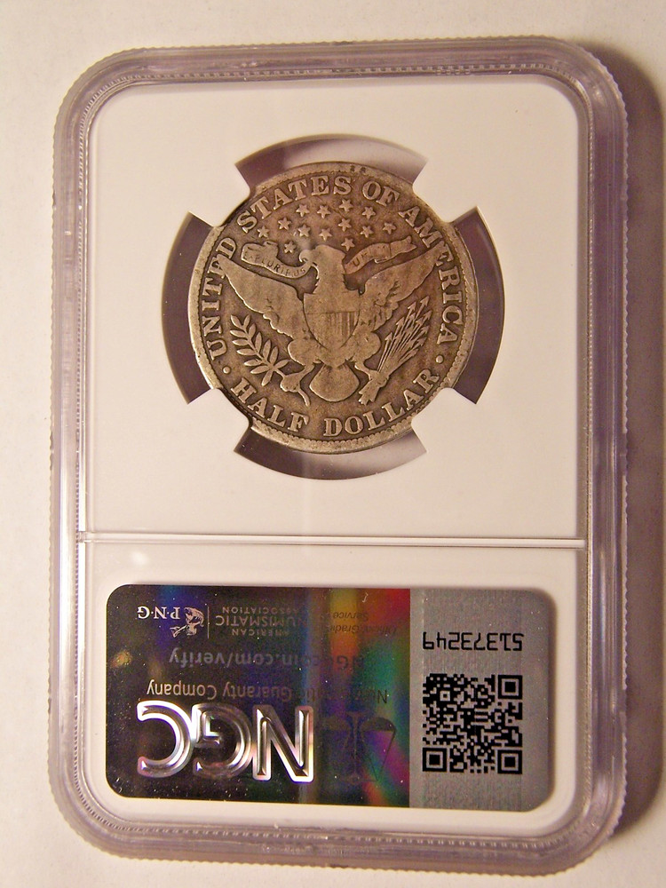 1914 Barber Silver Half Dollar NGC Good 6 Condition