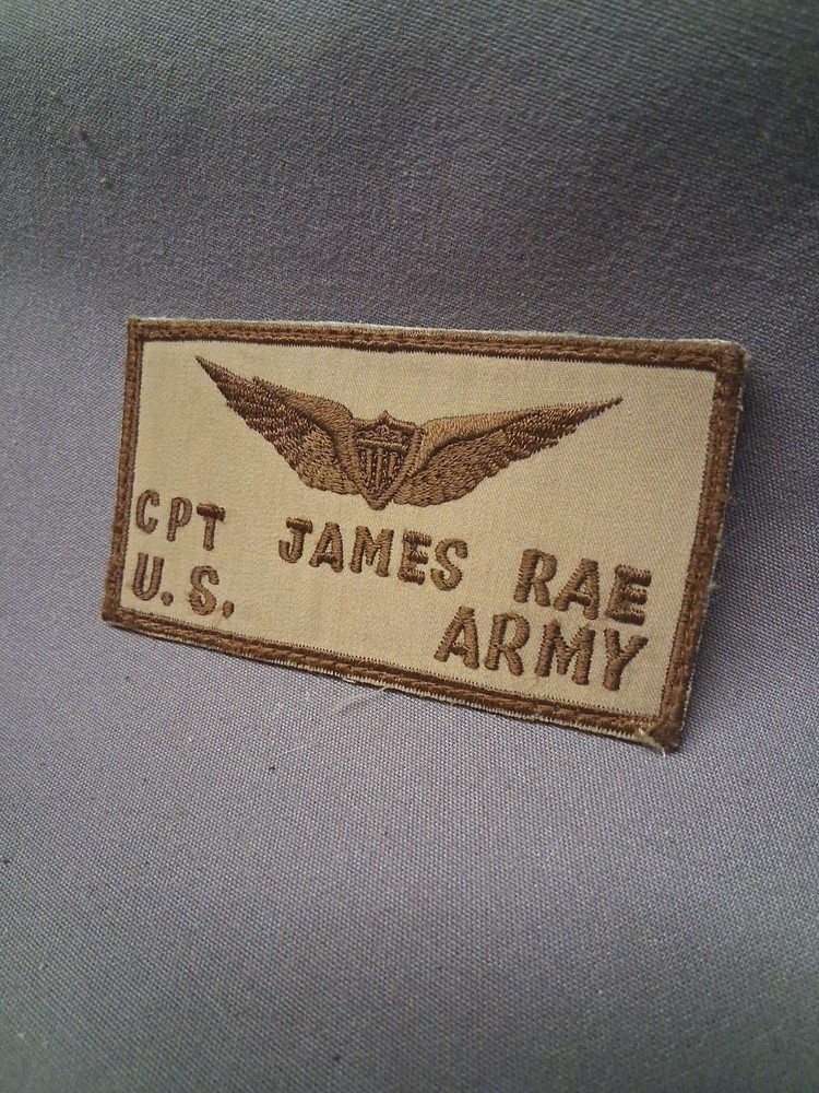 Cpt James Rae U.S. Army Patch