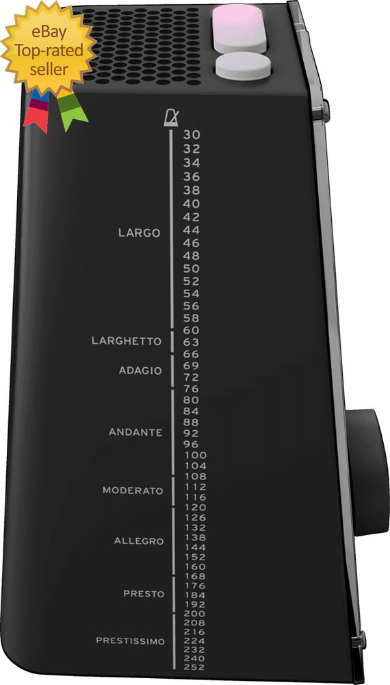 KDM-3 Digital Metronome W/ Memory Backup and Auto Powe Off Function Black