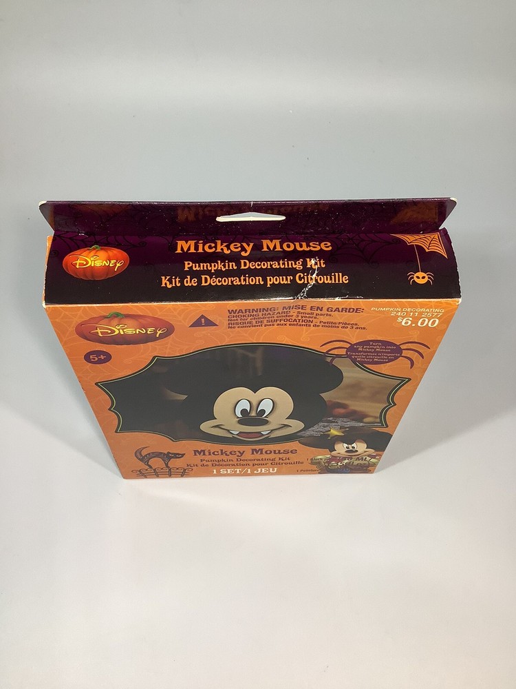 Halloween Disney Pumpkin Decorating Kit Mickey Mouse