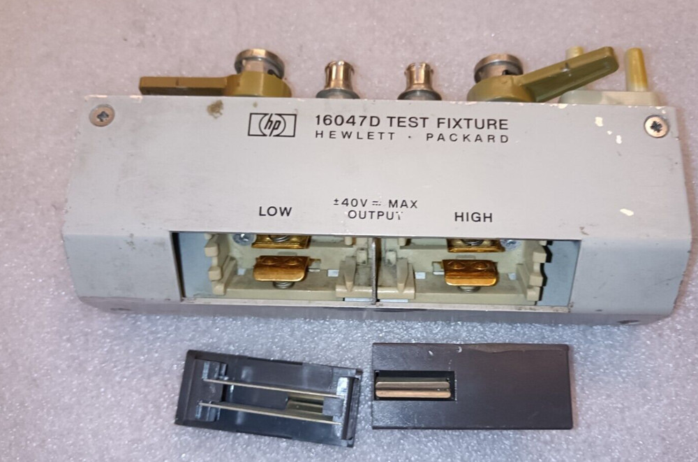 Agilent HP 16047D Test Fixture for E4980A, E4980AL, E4981A, E4990A - Working