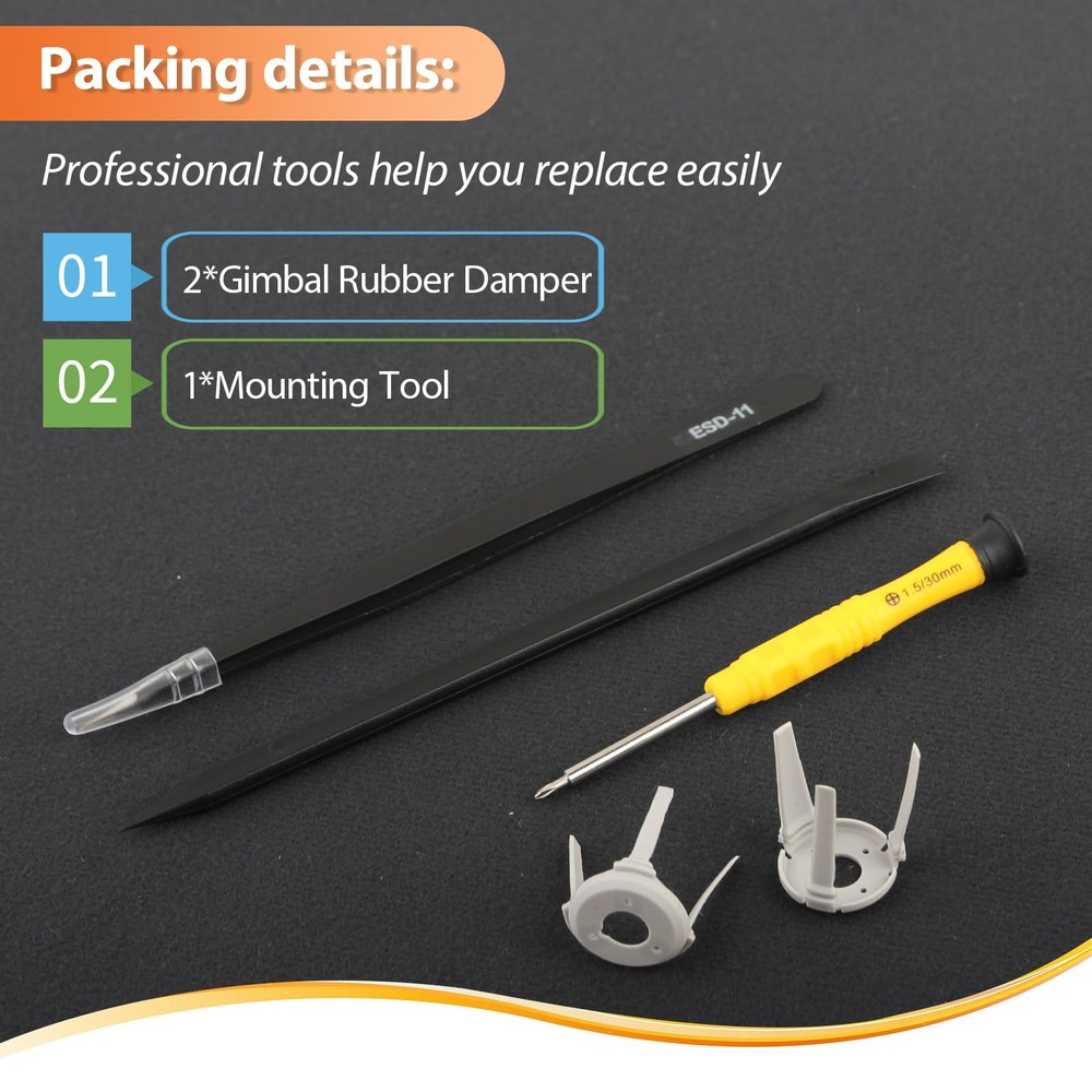 Replacement for DJI Mini 4 Pro Gimbal Shock Absorption Rubber 4...