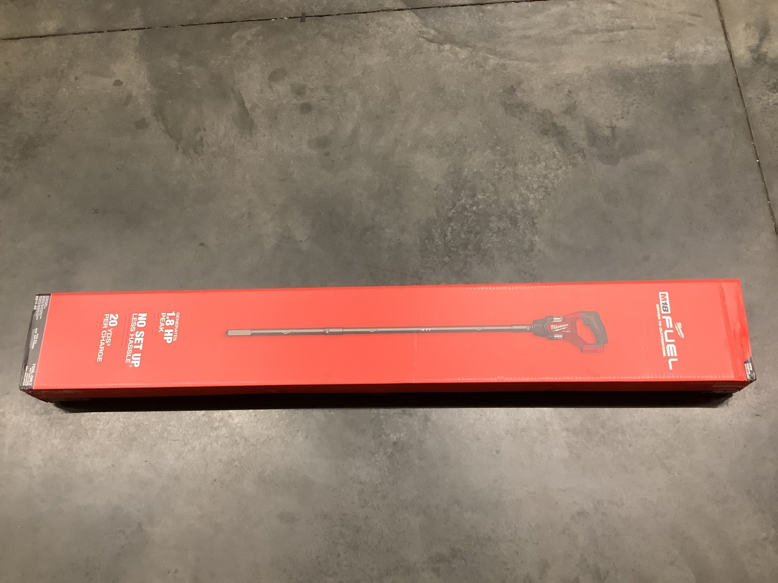 NEW Milwaukee M18 Fuel 4ft. Cordless Pencil Concrete Vibrator-2910-20 -BARE TOOL