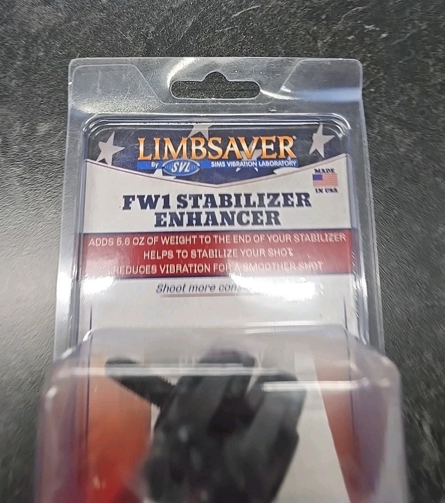 NEW! Limbsaver FW1 Stabilizer Enhancer Node, Black, 4850 FOR Compound Bow